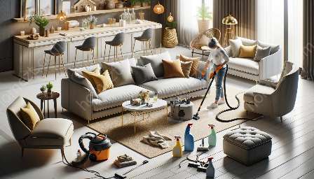 家具や室内装飾品のクリーニング