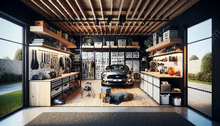 organização de garagem
