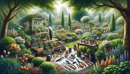 manutenzione degli attrezzi da giardino