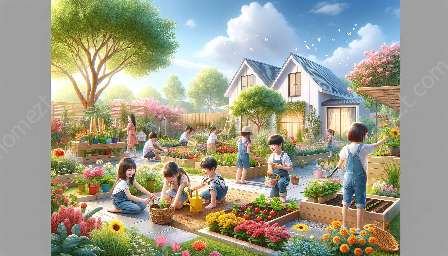 trädgårdsarbete med barn