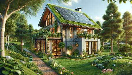 grüne Häuser