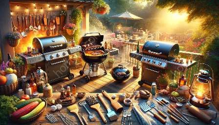 grill och matlagningsredskap utomhus