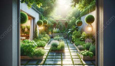 design de grădină cu plante medicinale