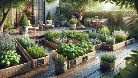 ideias para jardins de ervas