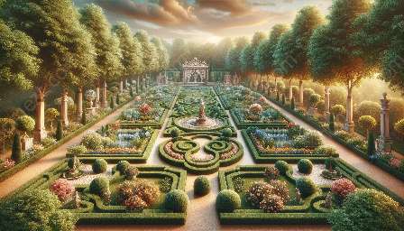 historisk trädgårdsplanering