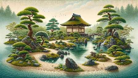 história dos jardins japoneses
