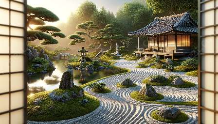 historia av zen trädgårdar