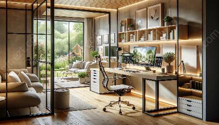 Home-Office-Design und -Technologie