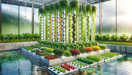 Hydroponischer Gartenbau für essbare Pflanzen