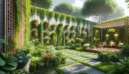 integrera vertikala trädgårdar i befintliga landskap
