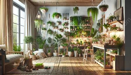 Indoor-Gartenarbeit