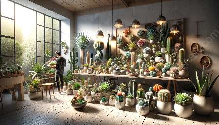 indendørs sukkulenter og kaktusser