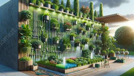 Bewässerungs- und Bewässerungssysteme für vertikale Gärten