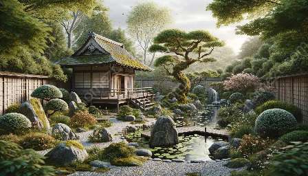 Japanische Gartenästhetik und Wabi-Sabi-Konzept
