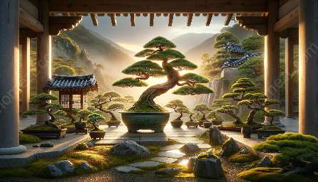 tradições coreanas de bonsai