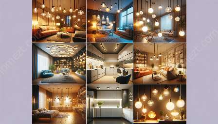 iluminação para salas diferentes