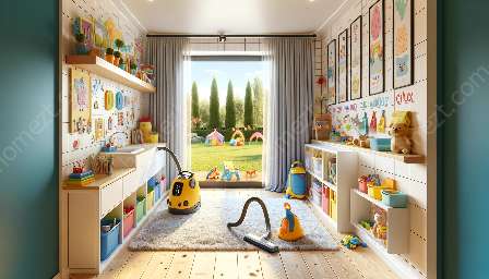 menținerea curățeniei în camerele copiilor