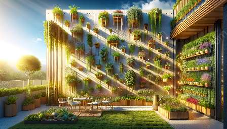maximizando a luz solar em jardins verticais