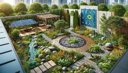 fusionner le feng shui avec la durabilité dans la conception de jardins