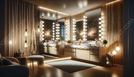 options d'éclairage de miroir pour la salle de bain