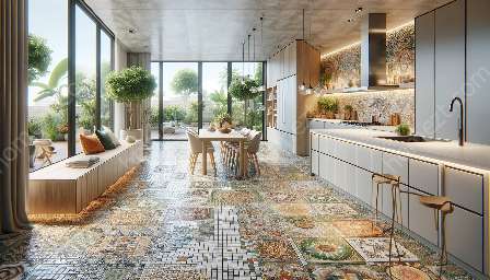 piso de mosaico