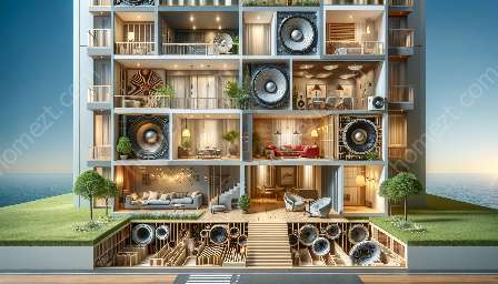 controle de ruído em edifícios residenciais de vários andares