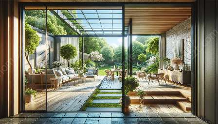 outdoor/indoor living spaces