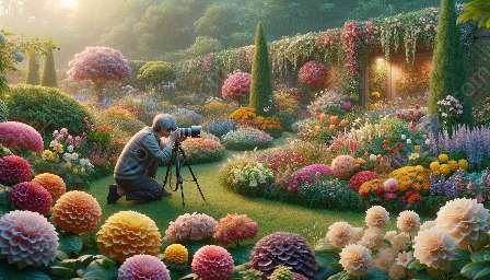 fotografando flores