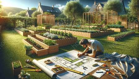 높은 침대 정원 계획 및 설계