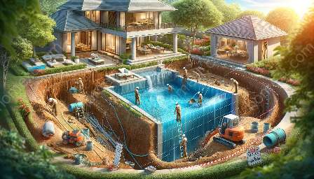 excavation de piscine et préparation du terrain
