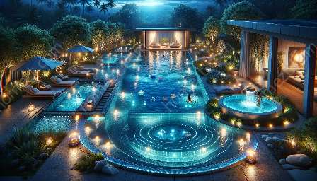 iluminatul piscinei
