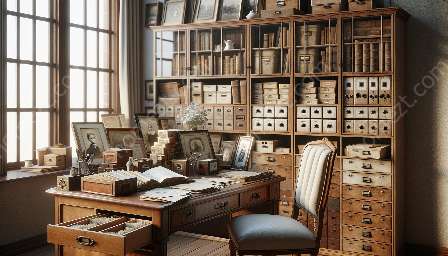 bevare og organisere vintage dokumenter og fotografier