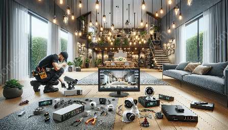 instalação profissional de sistemas de câmeras domésticas