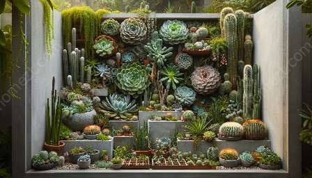 propagation de plantes succulentes et de cactus