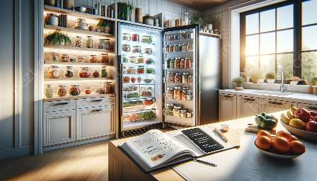 stockage approprié des aliments dans les cuisines domestiques