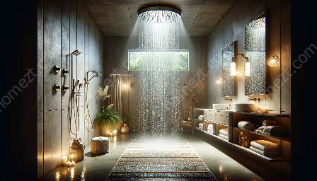 pommeaux de douche à effet pluie