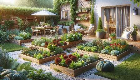 jardinage sur plate-bande surélevée pour petits espaces