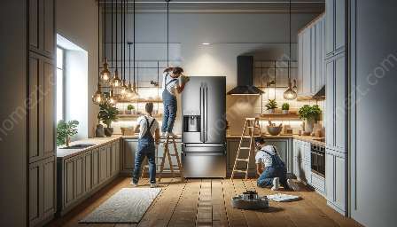 installation av kylskåp