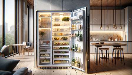 Innenaufteilung des Kühlschranks