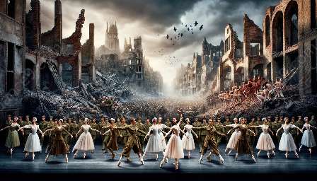 rol van ballet tijdens de wereldoorlogen