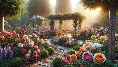 jardinage de roses