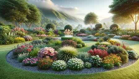 seasonal flower beds