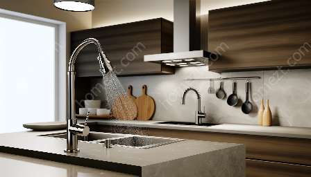 caractéristiques du pulvérisateur dans les robinets de cuisine