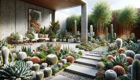 plantes succulentes et cactus