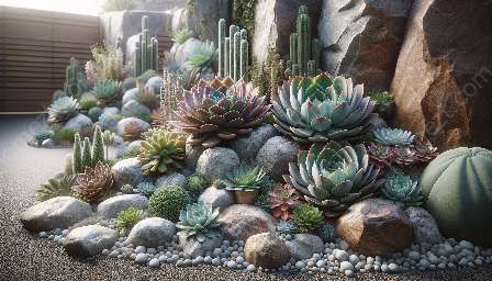 succulente nei giardini rocciosi