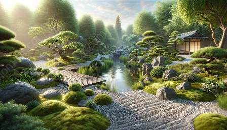 simbolismo em jardins zen