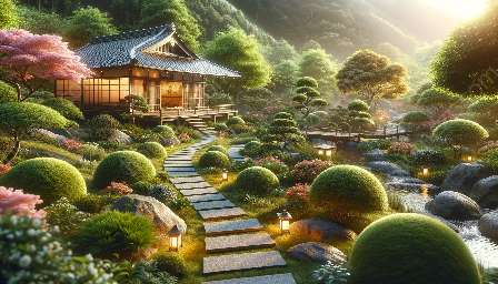 jardins de thé au Japon