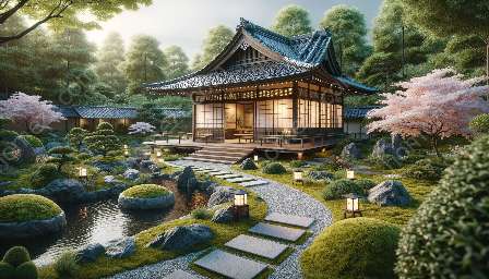 찻집과 일본 정원 디자인에서의 역할