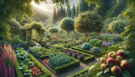traditionell trädgårdsskicklighet för att odla ätbart