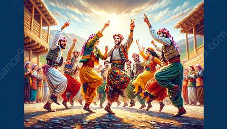 traditionelle kurdiske danse